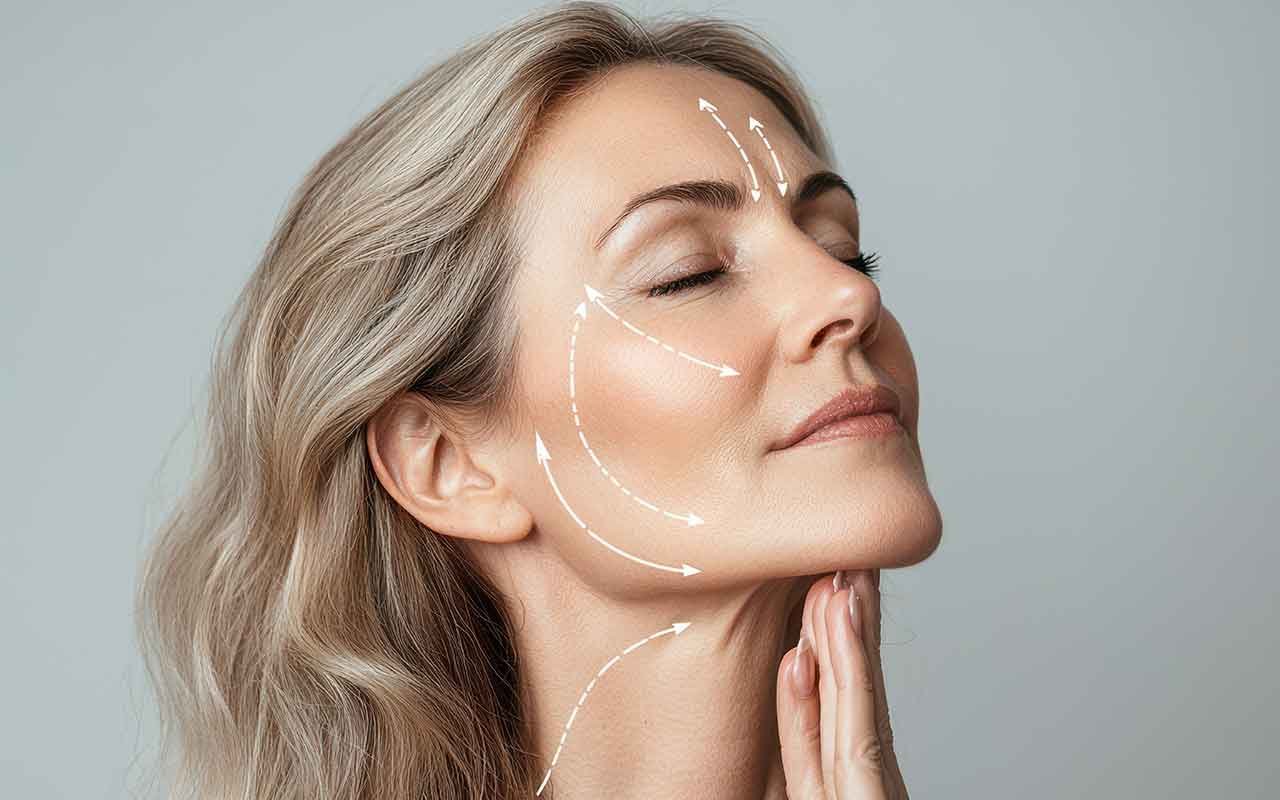 résultat d’un lifting cervico facial naturel