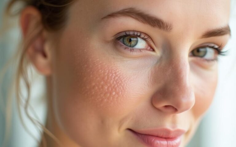 Illustration réaliste sur Peau fripée sous les yeux : causes, solutions et traitements efficaces