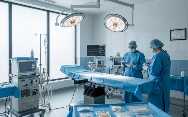 Illustration réaliste sur Meilleure clinique d'augmentation des fesses par implants en Tunisie : guide complet 2024