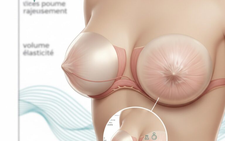 Illustration réaliste sur Implants mammaires : retrouver une poitrine galbée